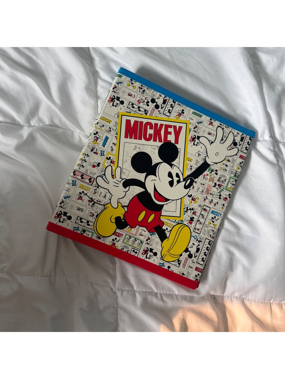 y2k 2000s disney mickey mouse binder vintage
